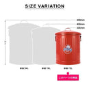 ゴミ箱 蓋付き おしゃれ アメリカン インテリア スチール製 雑貨 映える 屋外 屋内 お店 リビング キッチン ダルトン DULTON  お洒落 ふた フタ ごみ箱 【納期C】【lic-dlt-100-106-s】