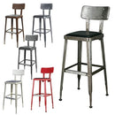 バーチェア カウンターチェア 椅子 背もたれ クッション 座面 店舗 【納期C】【lic-dlt-100-213】