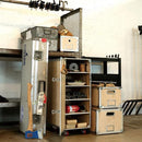 収納ボックス ふた付き 蓋 フタ インダストリアル 無骨 おしゃれ 収納 ケース ガレージ リビング クローゼット 押入れ 【納期C】【lic-dlt-100-226s】