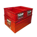 収納ボックス 収納ケース 小物収納 道具箱 スタッキング おしゃれ 入れ物 ガレージ 取っ手付き 【納期C】【lic-dlt-117-327】