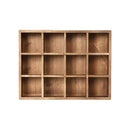 小物収納ボックス 仕切り 区分け 小物入れ 木製 天然木 インテリア ケース 木箱 【納期C】【lic-dlt-ch14-h520nt】