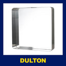 鏡 壁掛け ミラー フレーム 壁面 ガレージ 洗面所 トイレ 玄関 スチール シルバー かっこいい 無骨 おしゃれ スタイリッシュ 【納期C】【lic-dlt-d19-0059st】