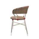 チェア 椅子 編み込み 軽量 サンルーム バルコニー 庭 テラス ベランダ リビング チェアー スタッキング おしゃれ アメリカン 【納期C】【lic-dlt-f19-0001】