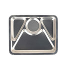 プレート お皿 仕切り 区切り ランチプレート ステンレス フードトレイ 【納期C】【lic-dlt-g815-966b】