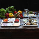 プレート お皿 仕切り 区切り ランチプレート ステンレス フードトレイ 【納期C】【lic-dlt-g815-966b】