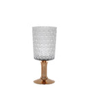 ガラスベース 脚付き スタンド 花瓶 花器 ダイアモンドカット ラグジュアリー 高級感 【納期C】【lic-dlt-g855-1070s】