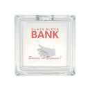 貯金箱 透明 おしゃれ おもしろ お札 紙幣 中身が見える インテリア アメカジ 遊び心 クリアー ガラス製 札 【納期C】【lic-dlt-h20-0192sq】