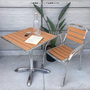 ガーデンテーブル おしゃれ 正方形 ベランダ 屋上 庭 ガーデニング オープンカフェ レストラン テラス 【納期C】【lic-dlt-h845-1024】