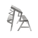 ガーデンテーブル ガーデンベンチ ガーデンチェア 屋外 折り畳み 折りたたみ 変型 変形 庭 ステンレス 収納 ダブル 2人掛け スタイリッシュ 【納期C】【lic-dlt-h945-1254d】