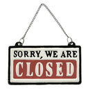 看板 壁掛け OPEN オープン 開店 CLOSED クローズ 閉店 アイアン製 鉄 おしゃれ レトロ アンティーク調 カフェ ショップ 店舗 【納期C】【lic-dlt-s455-174oc】