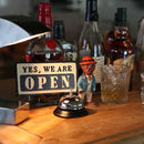 看板 壁掛け OPEN オープン 開店 CLOSED クローズ 閉店 アイアン製 鉄 おしゃれ レトロ アンティーク調 カフェ ショップ 店舗 【納期C】【lic-dlt-s455-174oc】