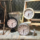 壁掛け時計 おしゃれ 壁時計 ウォールクロック 両面 文字盤 裏表 アナログ 時計 丸型 円形 リビング ダイニング ガレージ 車庫 店舗 オフィス ダルトン 【納期C】【lic-dlt-s624-659sv】