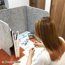 飛沫防止 ブース デスクトップ 吸音パネル 折畳み コンパクト ZOOM会議 在宅ワーク 作業スペース 仕事場 共同オフィス パーソナルスペース 【納期B】【lic-drx-003】