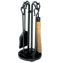 スコップ ショベル ホウキ 箒 刷毛 暖炉用 ラック スタンド 薪 かき出し 火 調整 調節 ビンテージ調 アイアン インテリア おしゃれ 北欧 【納期B】【lic-dwj-076】