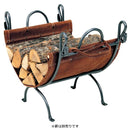 ログキャリー ログラック 薪入れ 薪ラック 薪ホルダー 薪収納 暖炉用 おしゃれ 北欧 ヨーロピアン アメリカン アイアン仕上げ レザー 革 【納期B】【lic-dwj-094】