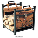ログキャリー ログラック 薪入れ ラック ホルダー 薪収納 暖炉用 おしゃれ 装飾 ツタ 植物 蔦 北欧 ヨーロピアン レザー 革 ストーブ周り 【納期B】【lic-dwj-096】