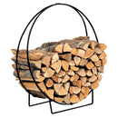 薪置き 玄関先 屋外 屋内 ポーチ 暖炉周り ストーブ横 ログワープ 薪用 ラック スタンド ウッドホルダー 大型 大容量 シンプル 円形 丸型 【納期B】【lic-dwj-106】