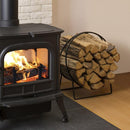 薪置き ウッドホルダー シンプル 円形 丸型 おしゃれ 玄関先 屋外 屋内 ポーチ 暖炉周り ストーブ横 ログワープ 薪用 ラック スタンド 【納期B】【lic-dwj-107】