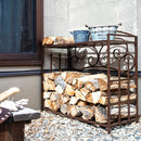 ログラック 薪置き場 薪ラック スタンド アンティークデザイン アイアン 鉄 ヨーロピアン 北欧 アメリカン おしゃれ 屋内外 ガーデニング 【納期B】【lic-dwj-112】