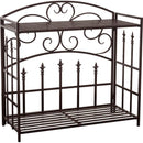 ログラック 薪置き場 薪ラック スタンド アンティークデザイン アイアン 鉄 ヨーロピアン 北欧 アメリカン おしゃれ 屋内外 ガーデニング 【納期B】【lic-dwj-112】