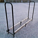 ログラック 薪置き場 薪 ストック 収納 ラック 2×4材 サイズ変更 調整 調節 サイドパネル レッグ 脚 大型 大容量 おしゃれ 暖炉 ストーブ 【納期B】【lic-dwj-114】