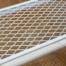 ログラック 薪置き場 ホワイト 白 ヨーロピアン 北欧 おしゃれ ストック 収納 ラック スチールパイプ 暖炉 軽量 屋内外 小型 省スペース 【納期B】【lic-dwj-117】