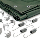 カバー 幅3m 雨よけ 雪よけ 風よけ 薪 木材 乾燥 通気性 ポリエチレン 耐久性 防水 防雨 フック 固定金具 ログカバー Lサイズ 薪別売り 【納期B】【lic-dwj-121】