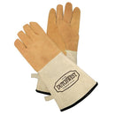 グローブ 手袋 薪ストーブ用 暖炉用 牛皮 レザー 本革 耐熱性 おしゃれ ロゴ デザイン キッチングローブ 台所 作業用 工具 【納期B】【lic-dwj-148】