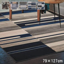 ラグ マット ネイティブ アメリカン 民族 柄 幾何学 模様 おしゃれ ナチュラル ラグマット 絨毯 敷き物 床材 フロアーマット 立体的 ウィルトン織 79×127cm 【納期B】【lic-dwj-171】