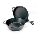 LODGE ロッジ コンボクッカー フライパン スキレット 鍋 片手 内径27cm 深さ8cm/4cm キャンプ アウトドア 料理 焚き火 たき火 薪 ストーブ 【納期B】【lic-dwj-178】