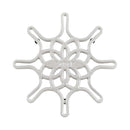 LODGE ロッジ エナメル デザイントリベット 鍋敷き エナメル加工 径20.32×高さ2cm 白 ホワイト おしゃれ キャンプ アウトドア キッチン 【納期B】【lic-dwj-187】