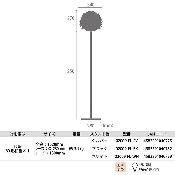 間接照明 スタンド おしゃれ led フロアライト LEDスタンドライト フロアスタンド 寝室 リビング デザイナーズライト 北欧 【納期B】【lic-elux-009】
