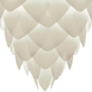 ペンダントライト LED対応 白 ホワイト 長い おしゃれなセード 珍しいデザイン 照明 ライト 電気 LED使える デザイナーズ 1灯 【納期B】【lic-elux-094】