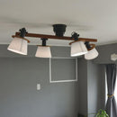 シーリングライト 4灯 おしゃれ 北欧 デザイナーズ シーリング ライト 天井照明 スタイリッシュ カントリー カフェ ナチュラル インテリア かっこいい LED対応 【納期B】【lic-elx-170】