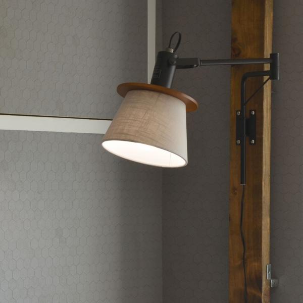 ブラケットライト スポットライト 1灯 アームブラケットライト 間接照明 おしゃれ 北欧 スタイリッシュ カフェ風 カントリー調 ナチュラル リビング 電気 ランプ 【納期B】【lic-elx-173】