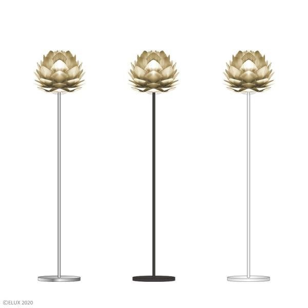 フロアライト おしゃれ 北欧 デザイナーズ フロアーライト スタンドライト 間接照明 ライト ランプ ブラス 光沢 艶感 花 花びら モチーフ スタイリッシュ モダン 【納期B】【lic-elx-215】