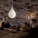 ペンダントライト おしゃれ 北欧 天井 照明 1灯 吊り下げ デザイナーズ ライト モダン スタイリッシュ 芸術的 アート 変型 インテリア LED対応 リビング UMAGE 【納期B】【lic-elx-220】