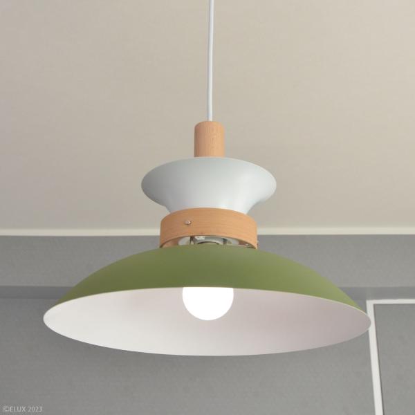 ペンダントライト 北欧 おしゃれ 照明 天井 吊り下げ ペンダントランプ シンプル ナチュラル カントリー モダン 白 ホワイト 緑 グリーン グレージュ LED対応 【納期B】【lic-elx-260】