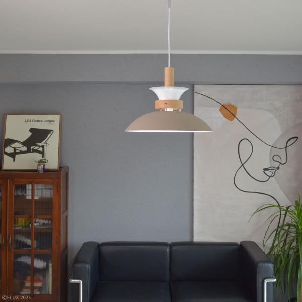 ペンダントライト 北欧 おしゃれ 照明 天井 吊り下げ ペンダントランプ シンプル ナチュラル カントリー モダン 白 ホワイト 緑 グリーン グレージュ LED対応 【納期B】【lic-elx-260】