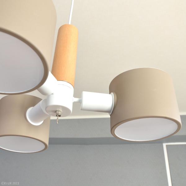 ペンダントライト led 北欧 おしゃれ 照明 天井 吊り下げ ペンダントランプ シンプル ナチュラル 黄 イエロー 緑 グリーン グレージュ LED専用 エルックス ELUX 【納期B】【lic-elx-262】