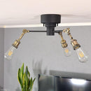 シーリング 北欧 おしゃれ LED対応 3灯 インダストリアル かっこいい ヨーロピアン ELUX エルックス クラシック 天井照明 取り付け 簡単 【納期B】【lic-elx-263】