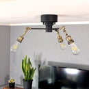 シーリング 北欧 おしゃれ LED対応 3灯 インダストリアル かっこいい ヨーロピアン ELUX エルックス クラシック 天井照明 取り付け 簡単 【納期B】【lic-elx-263】