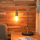 テーブルライト おしゃれ 北欧 1灯 ランプ 照明 インダストリアル LED クラシック モダン かっこいい 置き型 角度調整 調節 エルックス 【納期B】【lic-elx-267】