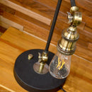 テーブルライト おしゃれ 北欧 1灯 ランプ 照明 インダストリアル LED クラシック モダン かっこいい 置き型 角度調整 調節 エルックス 【納期B】【lic-elx-267】