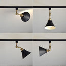 スポットライト ダクトレール 専用 取り付け 簡単 おしゃれ 1灯 北欧 インダストリアル 天井照明 スポットランプ ブラック 黒 エルックス 【納期B】【lic-elx-269】