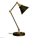 テーブルライト おしゃれ 北欧 1灯 ランプ 照明 インダストリアル ブラック 黒 シンプル LED クラシック モダン かっこいい 角度調整 調節 【納期B】【lic-elx-272】