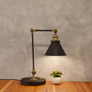 テーブルライト おしゃれ 北欧 1灯 ランプ 照明 インダストリアル ブラック 黒 シンプル LED クラシック モダン かっこいい 角度調整 調節 【納期B】【lic-elx-272】