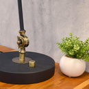 テーブルライト おしゃれ 北欧 1灯 ランプ 照明 インダストリアル ブラック 黒 シンプル LED クラシック モダン かっこいい 角度調整 調節 【納期B】【lic-elx-272】