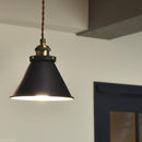 ペンダントライト 北欧 おしゃれ 1灯 照明 天井 ランプ ナチュラル カントリー モダン ブラック 黒 クラシック インダストリー LED対応 【納期B】【lic-elx-274】