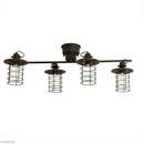 シーリングライト おしゃれ 北欧 LED対応 天井照明 4灯 ランプ モダン シンプル カントリー ナチュラル インダストリアル 黒 ブラック 【納期B】【lic-elx-279】